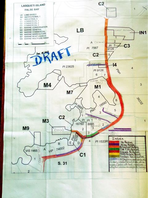 Draft parking plan map