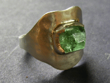 Tourmaline Crystal Ring