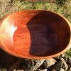 A Hand carved alder bowl
