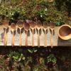 Assortment of hand carved spoons
